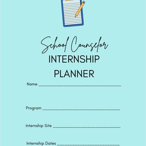 School Counseling Intern Planner
