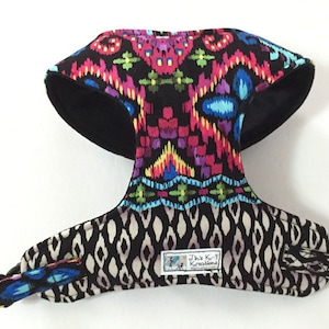 Multicolor Comfort Soft Dog Harness - Made to Order -