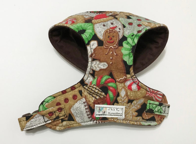 metallic Christmas Coolie Comfort Harness Made to Order image 1