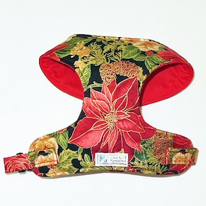 Christmas Comfort Soft Dog Harness. - Made to order -