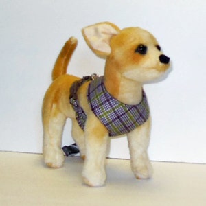 Plaid Comfort Soft Dog Harness, Made to order image 3