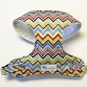 Chevron Comfort Soft Dog Harness - Made to order -