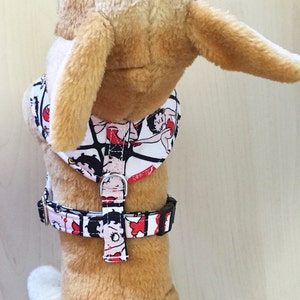 BettyBoop Comfort Soft Dog Harness Made to Order image 4