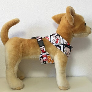 BettyBoop Comfort Soft Dog Harness Made to Order image 3