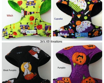 Halloween Comfort Soft Dog Harness - Made to order-