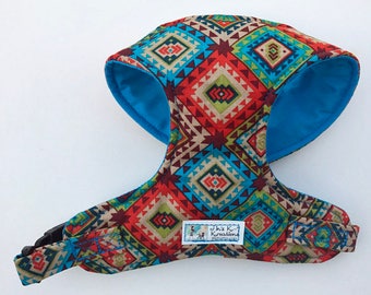 Arnés suave para perros Aztec Comfort del suroeste - Hecho a pedido -