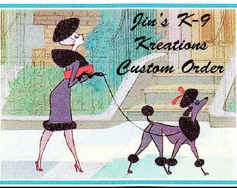 Custom Leash any fabric of your choice in my shop - Made to order -