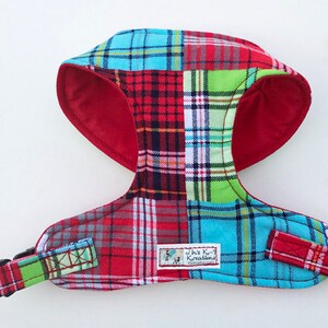 Madras Plaid Comfort Soft Dog Harness Made to Order - Etsy