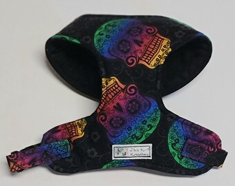 Sugar Skull Comfort Harness -Made to Order-