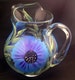 Hand Painted  Acalpulco Glass Pitchers (1) 