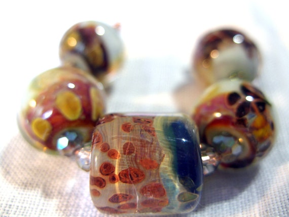 mardi gras glass beads