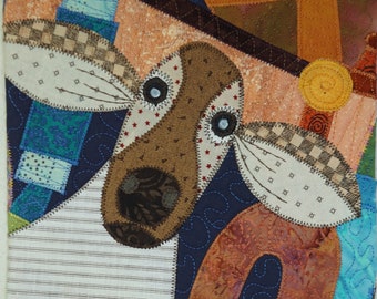 Handgemachter Quilt - Peek-A-Moo III