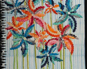 Handmade Art Quilt- Pinwheels