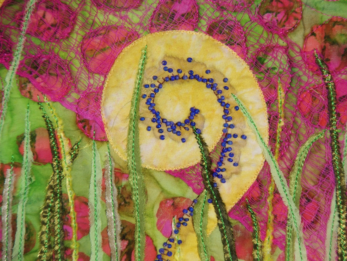 Handmade Art Quilt Fiddleheads Etsy