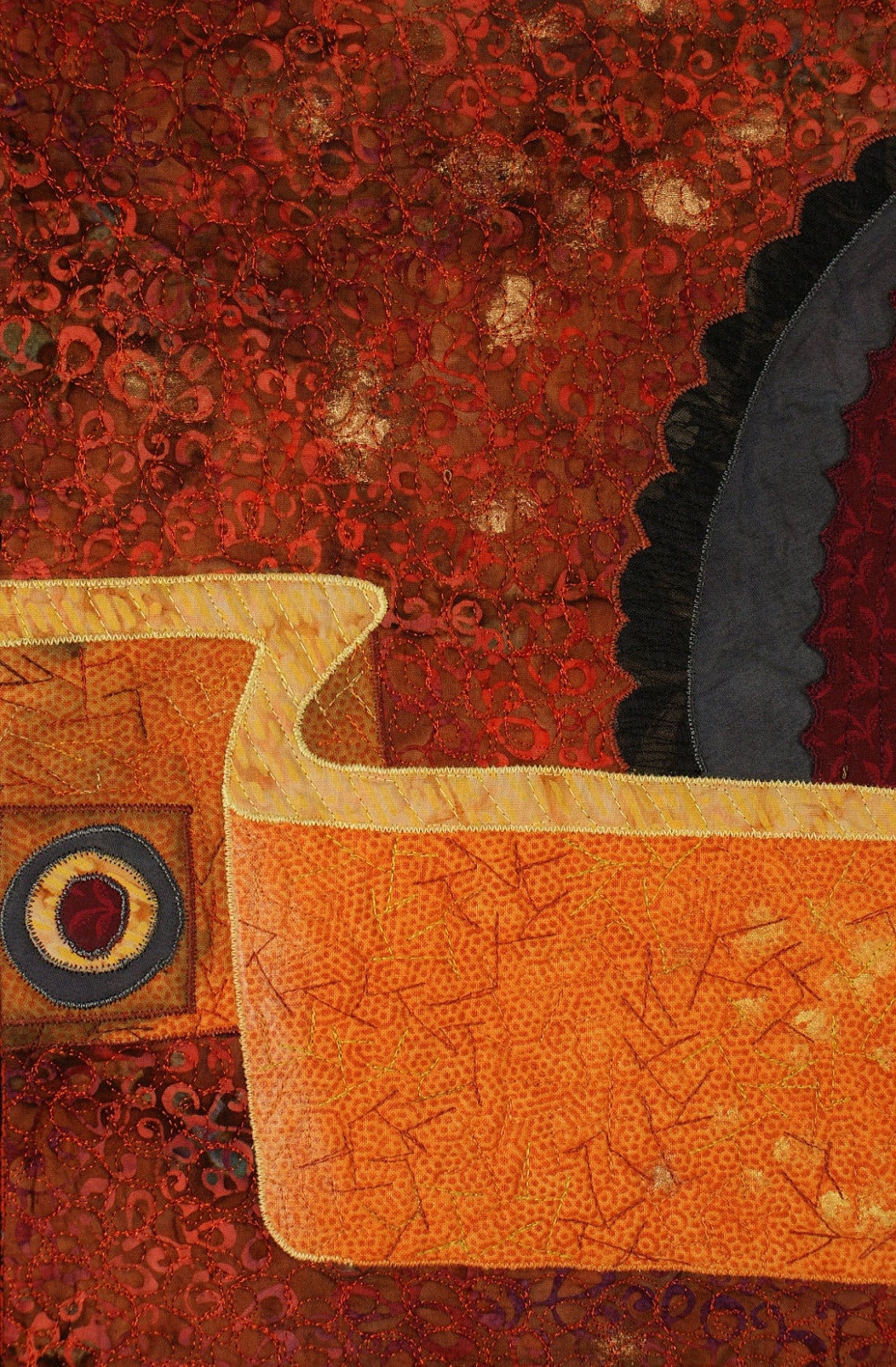 Handmade Art Quilt Iron Works Etsy