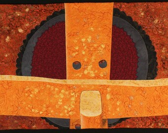 Handmade Art Quilt - Iron Works