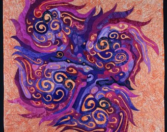 Handmade Art Quilt - Birth of a Galaxy