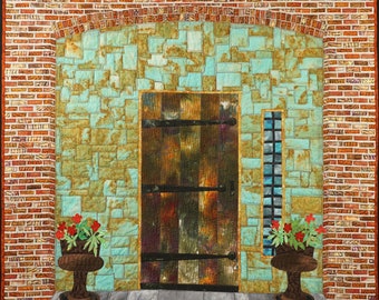 Handmade Art Quilt - Cannery