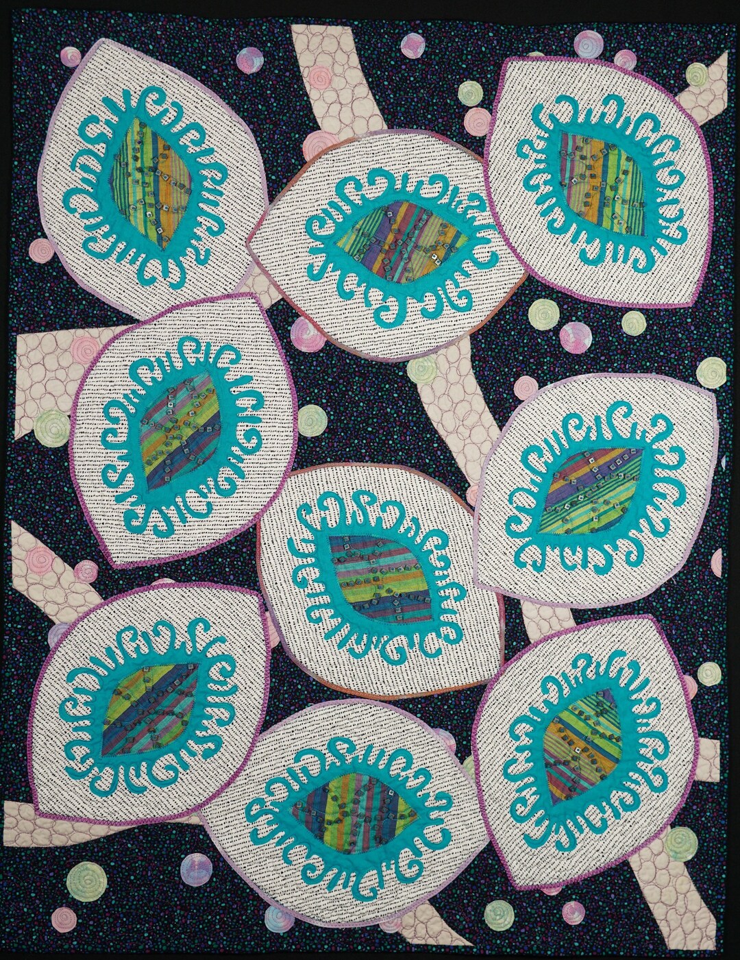 Handmade Art Quilt- Under the Microscope - Etsy