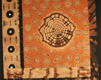 Handmade Art Quilt - Sepia I