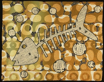 Handmade Art Quilt - Pisces I