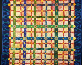 Handmade Art Quilt- The Residue