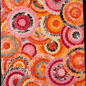 Hecho a mano arte quilt- Hot Wheels