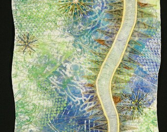 Handmade Art Quilt - Hidden Sparkle