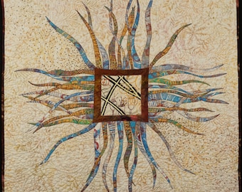 Handmade Art Quilt- Desert