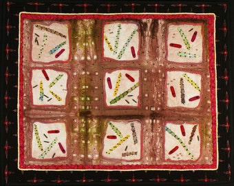 Handmade Art Quilt - Specimins