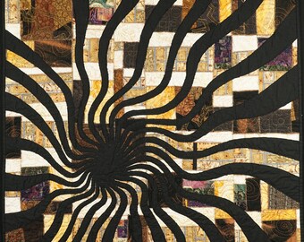 Handmade Art Quilt- Vertigo