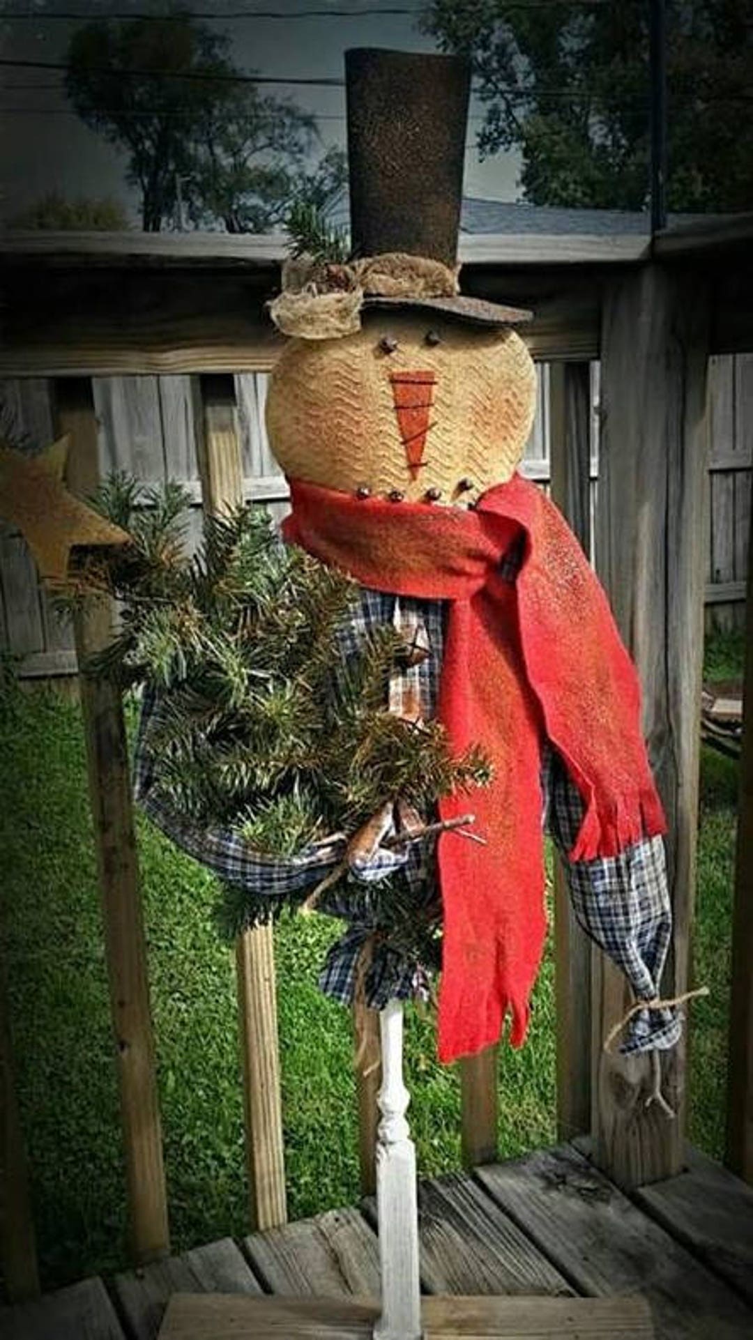 Patterns Snowman Stack Snowman Stake - Pattern Only - Etsy