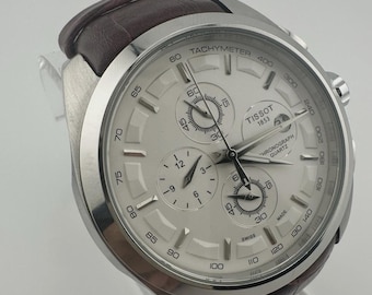 ティソ 1853 クチュリエ タキメーター クロノグラフ クォーツ メンズ腕時計