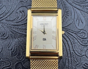 Vintage Rare Vintage 80's Seiko 5P31-5180 Golden Frosted Dial