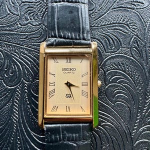 Cadran De Montre Peint - Rogau - Métal Décor - Rectangle - Occasion