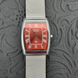 Vintage Seiko tank Credor 腕時計 y2k 箱付き Seiko Credor Tank - Etsy