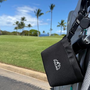 Golf Club Cleaner Bag and Brush Set | Waterproof Interior and Dry Exterior - Durable Golf Brush and Groove Cleaner
