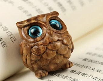 Hand Crafted Wooden/Resin Wise Old Owl (sold separately)