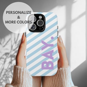 Custom Monogram Retro Phone Case: Personalized Initials, Tough Protection