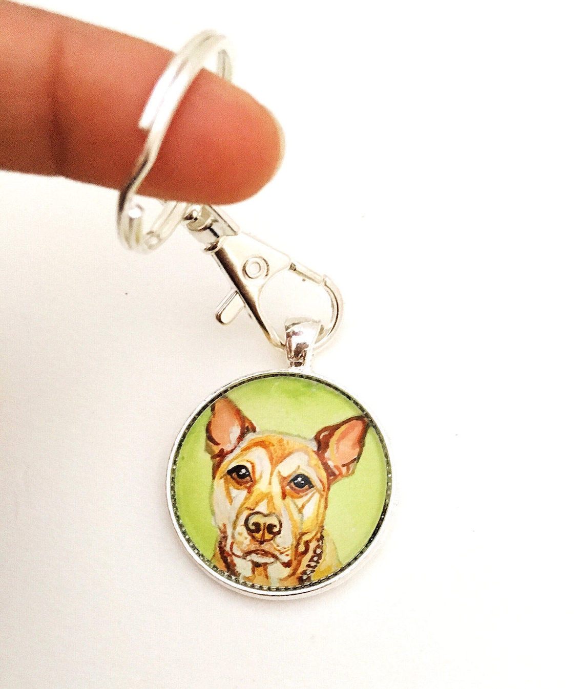 Pet Memorial Keychain Dog Loss Keyring Dog Memorial Etsy