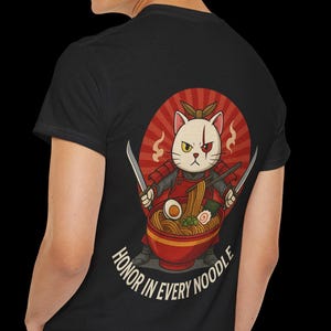 T-Shirt zum Feiern jeder Nudelkatze, Süßes Katzen-T-Shirt, Unisex-T-Shirt aus schwerer Baumwolle, Lustiges Tier-Shirt, Geschenk für Katzenliebhaber