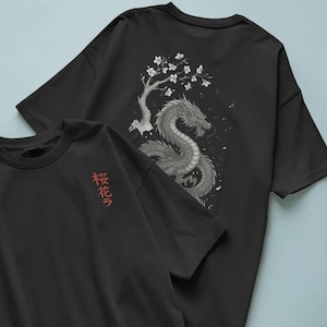 Cherry Blossom Tee, Japanese Streetwear Shirt, Unisex Floral T-Shirt, Aesthetic Sakura Top, Gift for Men Women, ts shirt, Sakura shirt