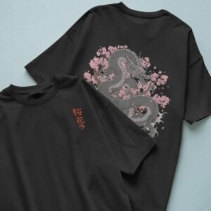Gift for Men Women / Unisex Cherry Blossom Shirt / Japanese Streetwear Tee / Sakura Flower T-Shirt / Aesthetic Floral T-Shirt / Sakura Shirt