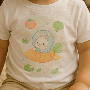 Cute Bunny Carrot Infant Tee, Spring Baby Shirt, Toddler Gift, Easter Outfit, Kids Animal Tee, Baby Clothes, Adorable Kids Tee