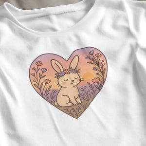 Summer Kids Gift, Cute Heart Shape Tee with Animals and Kids, Funny Colorful Cotton T-Shirt, Small Sizes Toddler Youth Baby Shirt