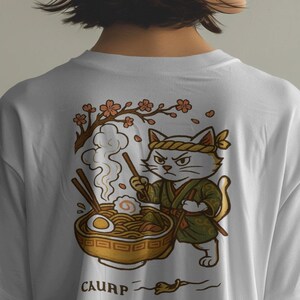 Geschenk für Katzenliebhaber, T-Shirt zum Feiern jeder Nudelkatze, Anime Nudel Fan T-Shirt, Süßes Katzen T-Shirt, Lustiges Tier Shirt, Unisex Heavy Cotton T-Shirt
