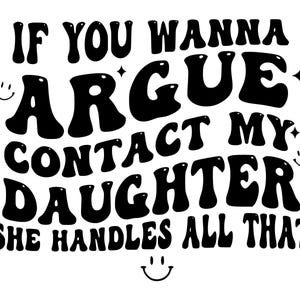 Discuta com minha filha svg