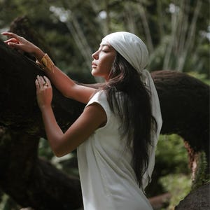 Lumi Turban Bamboo White