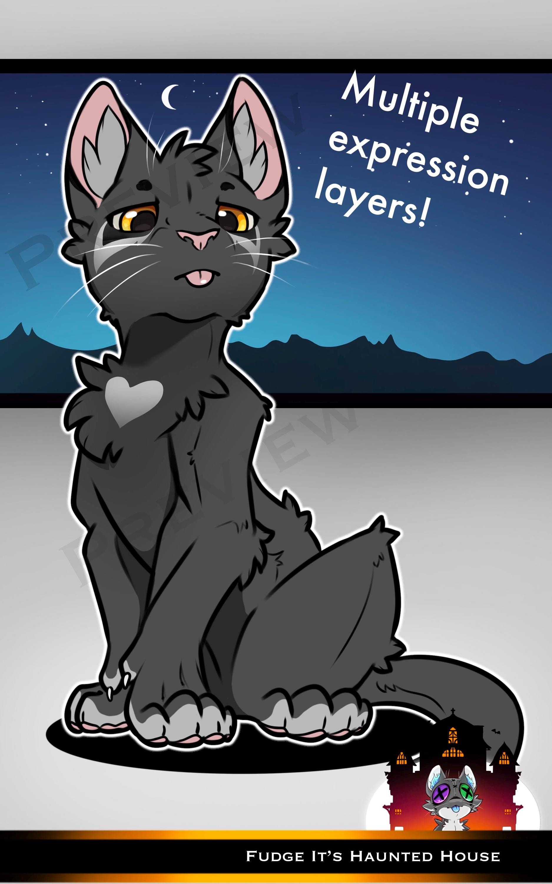 Cat OC Base - Kitten / Apprentice / Warrior Cats - Etsy