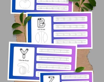 Printable Alphabet Worksheets | Uppercase Tracing for Preschool & Kindergarten Kids